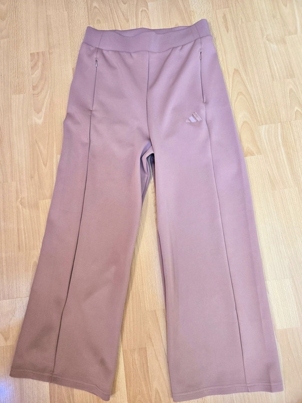 adidas Originals Soft Wide Leg Pants Mauve Pink Medium